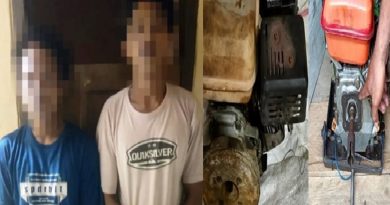 Polsek Kuaro Ringkus Dua Pencuri di Desa Kelempang Sari
