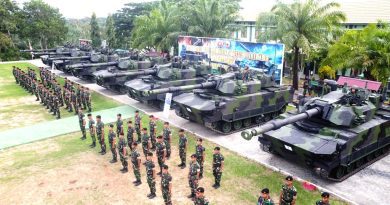 Terima Sembilan Tank Harimau Baru, Yonkav 13 SL Laksanakan Tradisi